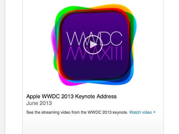 WWDC 2013 in live streaming dalle ore 19.00