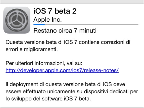 È uscita la seconda beta di iOS 7, ecco le novità