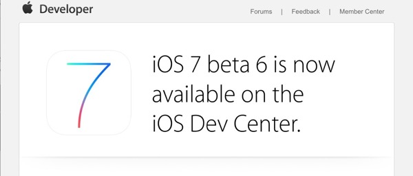 La 6° beta di iOS 7 è già qua tra noi!
