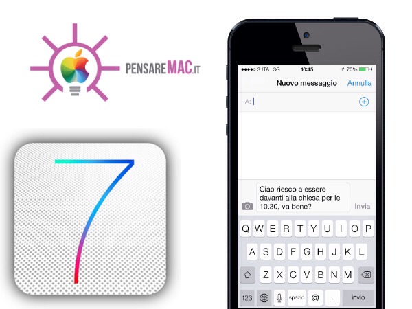 [Come si fa in pillole] Inoltrare un messaggio Sms o iMessage su iOS 7