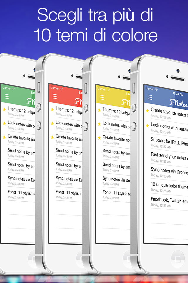 Fnotes, le note in pieno stile iOS 7: la recensione di PensareMac