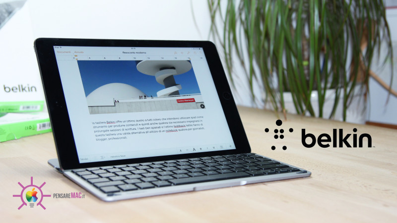 [Recensione] Belkin QODE Thin Type, la tastiera per iPad Air che fa anche da smart cover